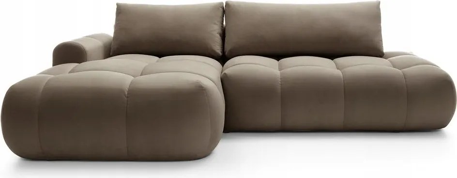 Rohová sedacia súprava Ombre (L) (salvador 03 čierna)