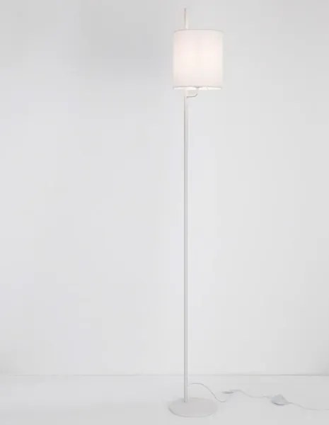 Retro stojaca lampa Yama 20 biele