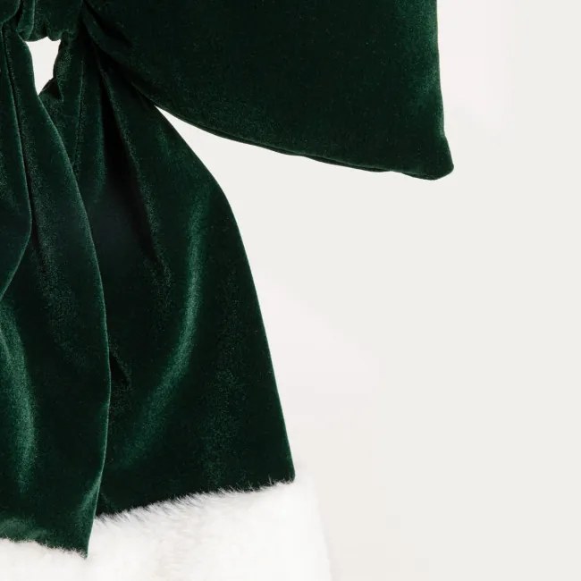 Závesná vianočná dekorácia BOWE zelená mašľa 757549