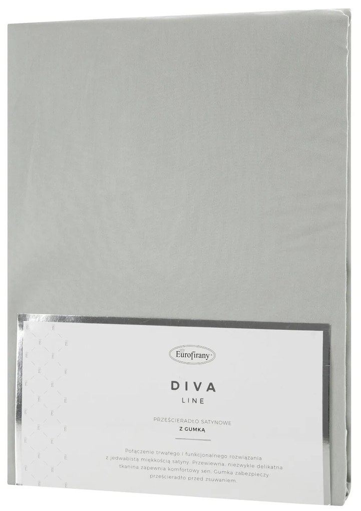 SATÉNOVÉ PRESTIERADLO DINA 140X200 CM, VÝŠKA 30 CM STRIEBORNÉ