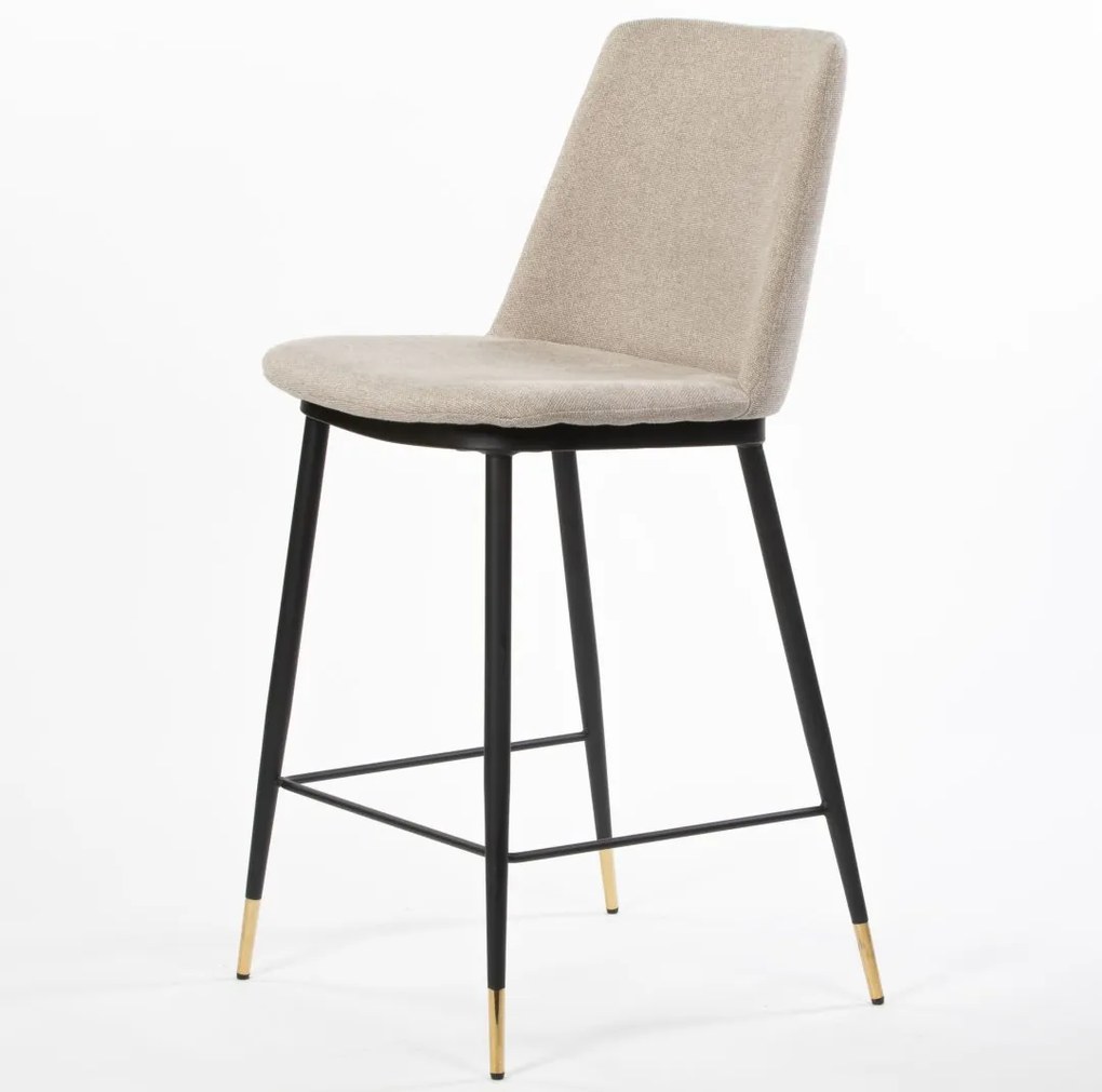 ROSSI BAR LIGHT BROWN ČALÚNENÁ BAROVÁ STOLIČKA brown