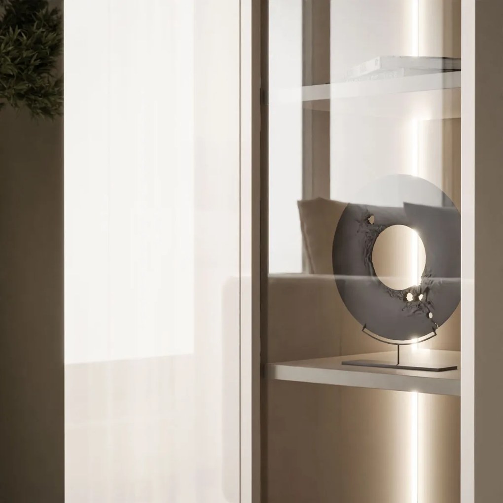 ZÁVESNÁ VITRÍNA DAZIO KAŠMÍR LED 60 cm