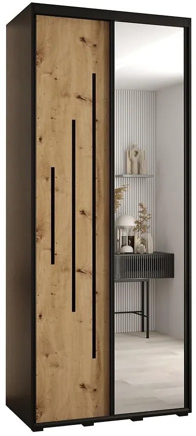 Skriňa 45 Canaris 13 110 čierna/artisan/čierna