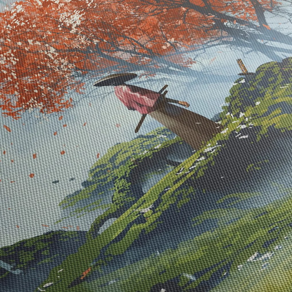 Obraz - Ilustrácie záhrady mečov (90x60 cm)