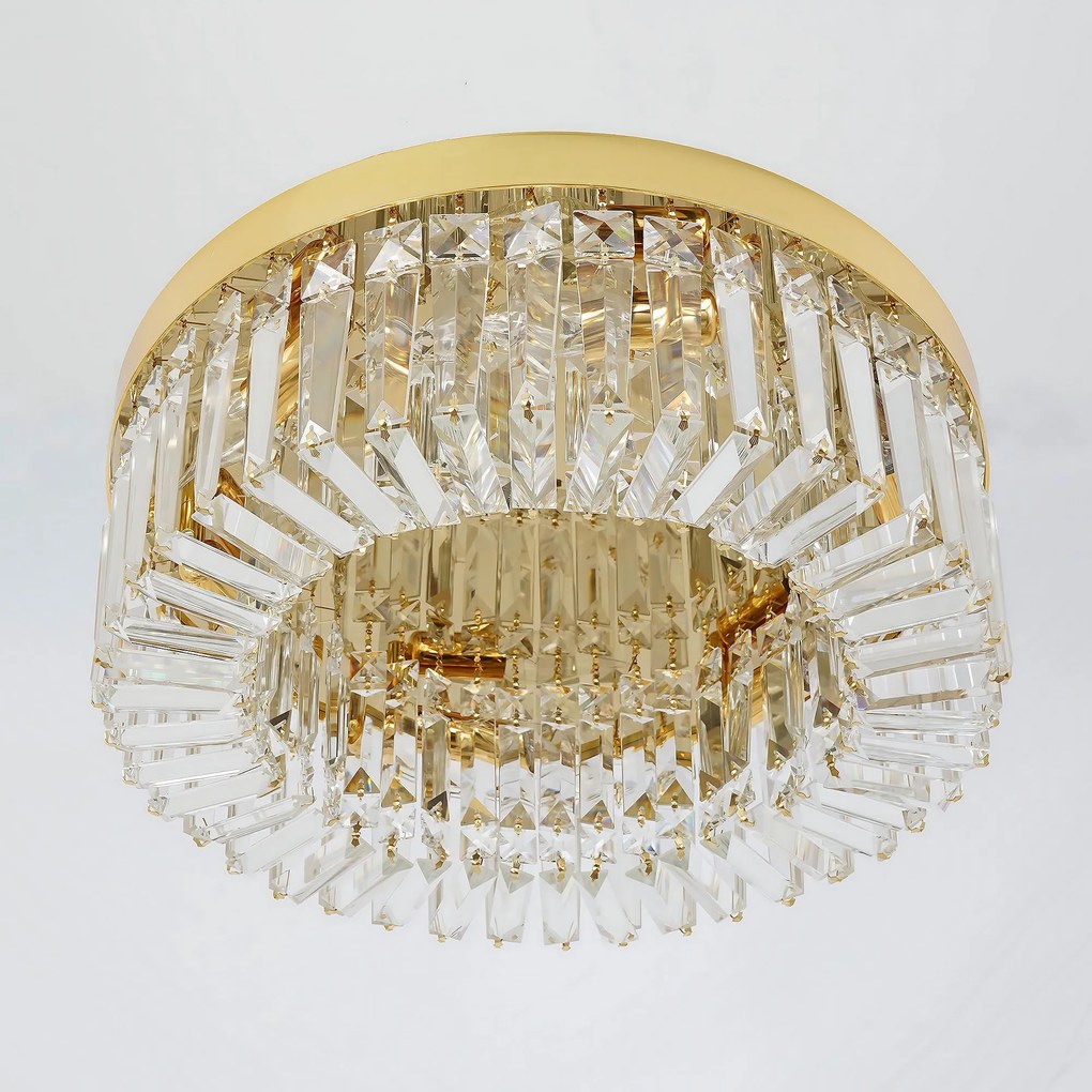 Toolight Toolight, stropné svietidlo 60cm, 8xE14, APP1729-8C, zlatá lesklá, OSW-06355