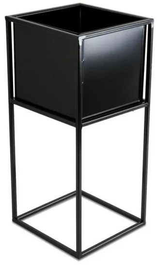 Stojan na kvety 50x24 cm čierna