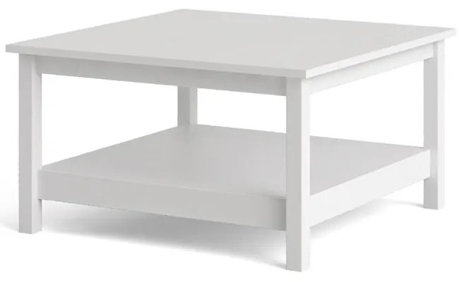 Biely konferenčný stolík 81x81 cm Madrid - Tvilum