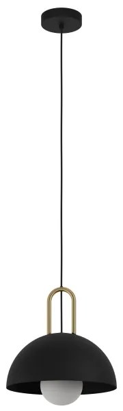 Eglo 99693 - Luster na lanku CALMANERA 1xE27/40W/230V čierna