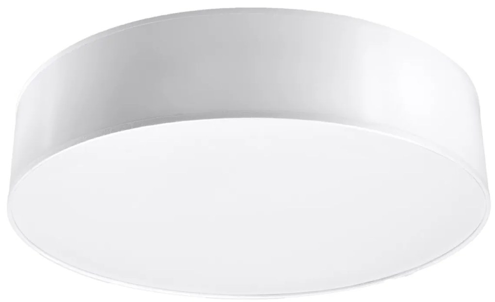 Stropné svietidlo Arena, 1x biele plastové tienidlo, (biely plast), (fi 55 cm)