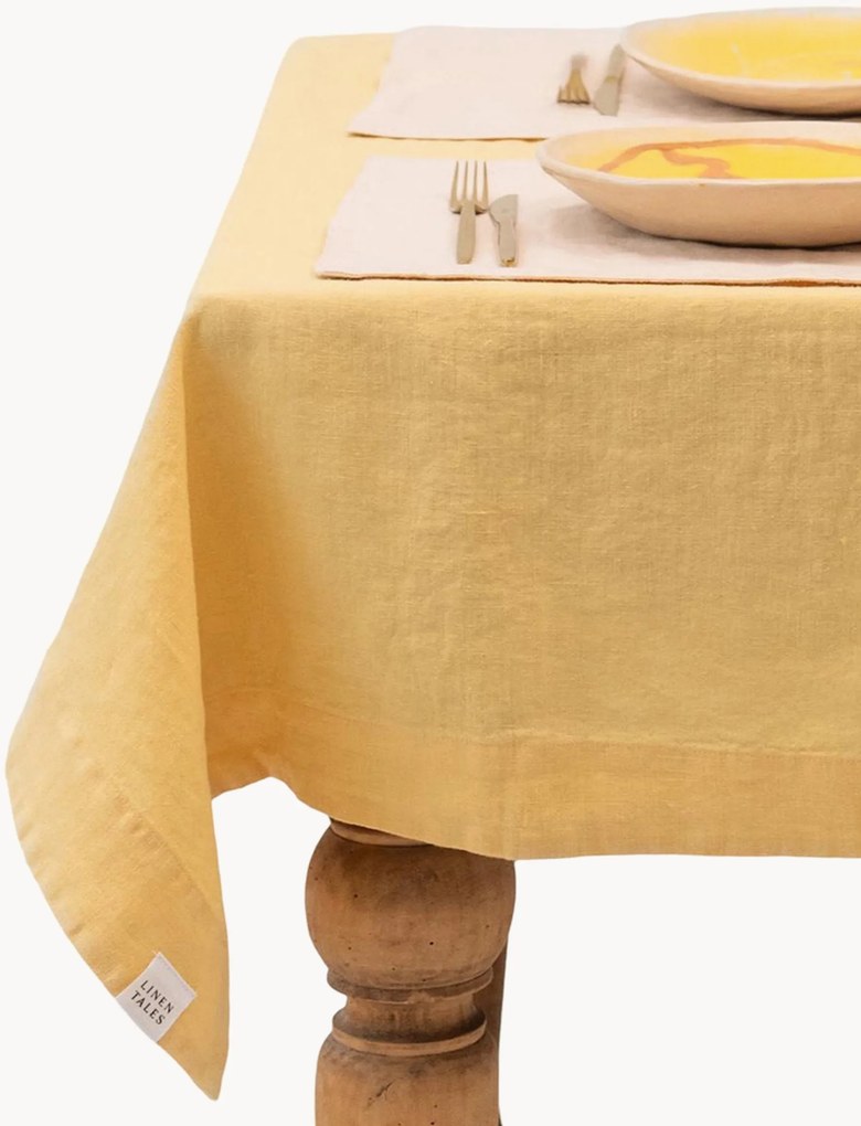 Ľanový obrus Butter