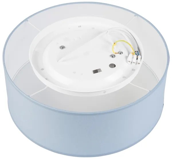 Stropné svietidlo SIRJA PASTEL DOUBLE 2xE27/15W/230V pr. 35 cm modrá