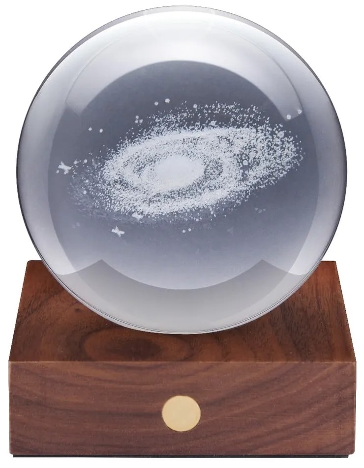 Tmavohnedá svetelná dekorácia na USB Amber – Gingko