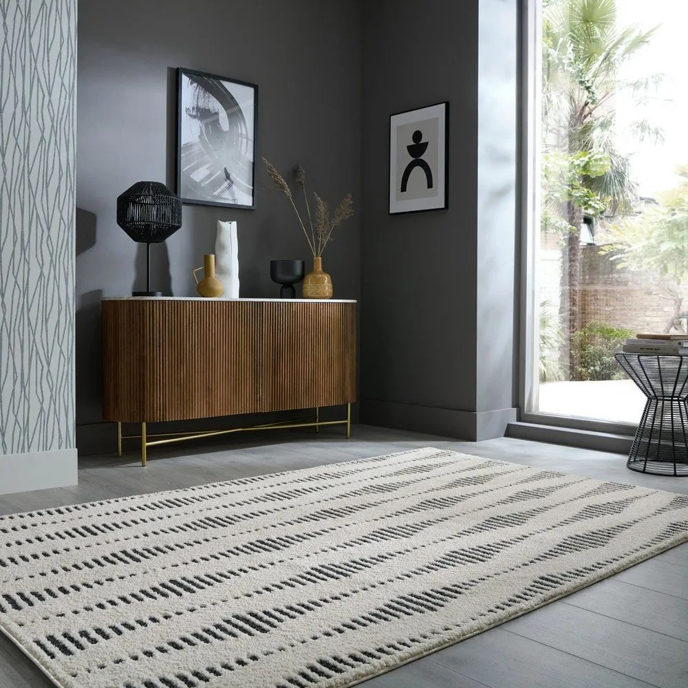 Krémovobiely koberec 120x170 cm Knot – Flair Rugs