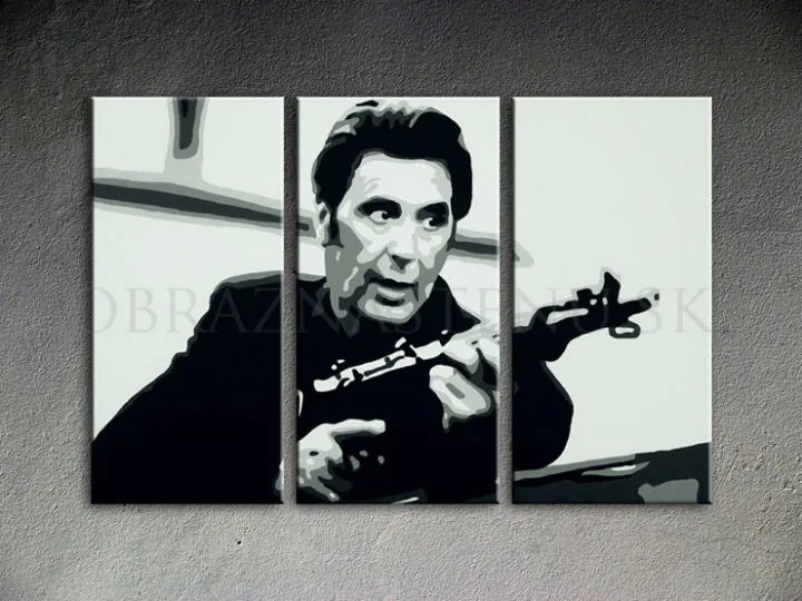 Ručne maľovaný POP Art obraz AL PACINO | rôzne rozmery