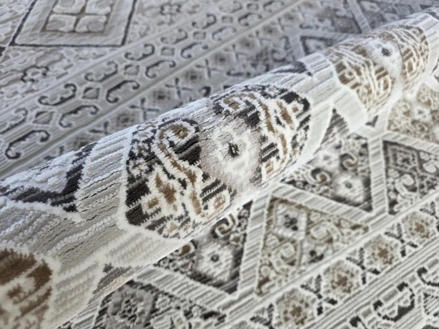 DC Koberec Exclusive 461 tmavá vizion zlatá Rozmer: 160×220 cm