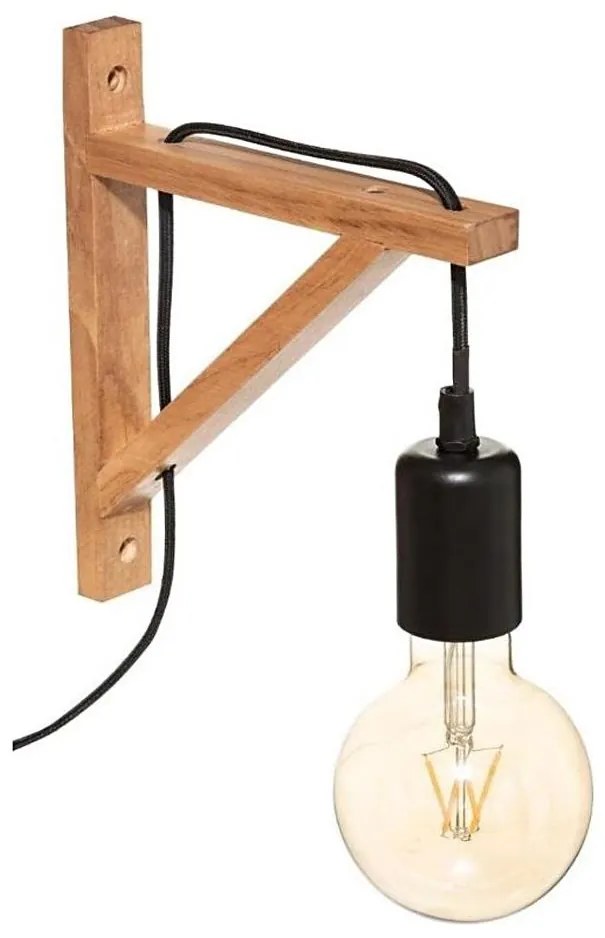 Atmosphera - Nástenné svietidlo WILD 1xE27/25W/230V borovica