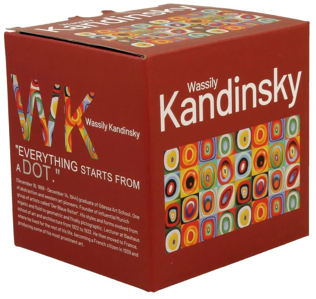 Porcelánový hrnček Kandinsky Squares with Circles 360 ml