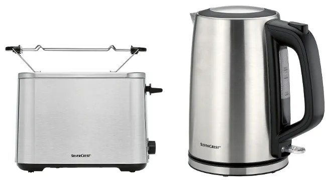 Silvercrest® Kitchen Tools Hriankovač STE 850 E1/Sote 850 E1 + Rýchlovarná kanvica Swke 3100 F1 (800008787)