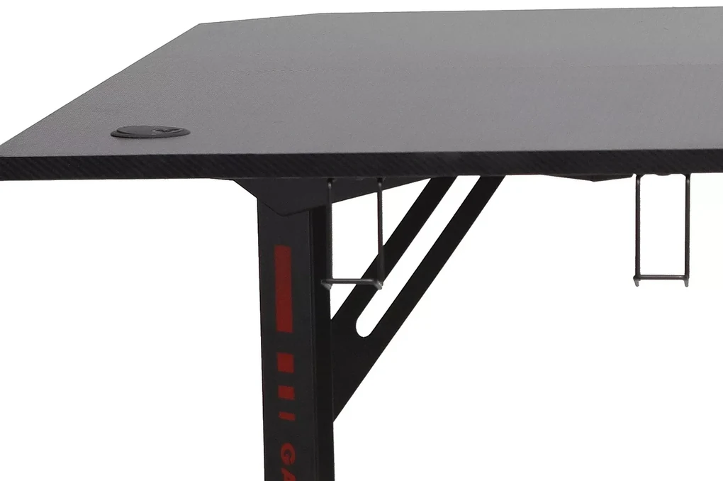 Rohový písací stôl B-219 čierny