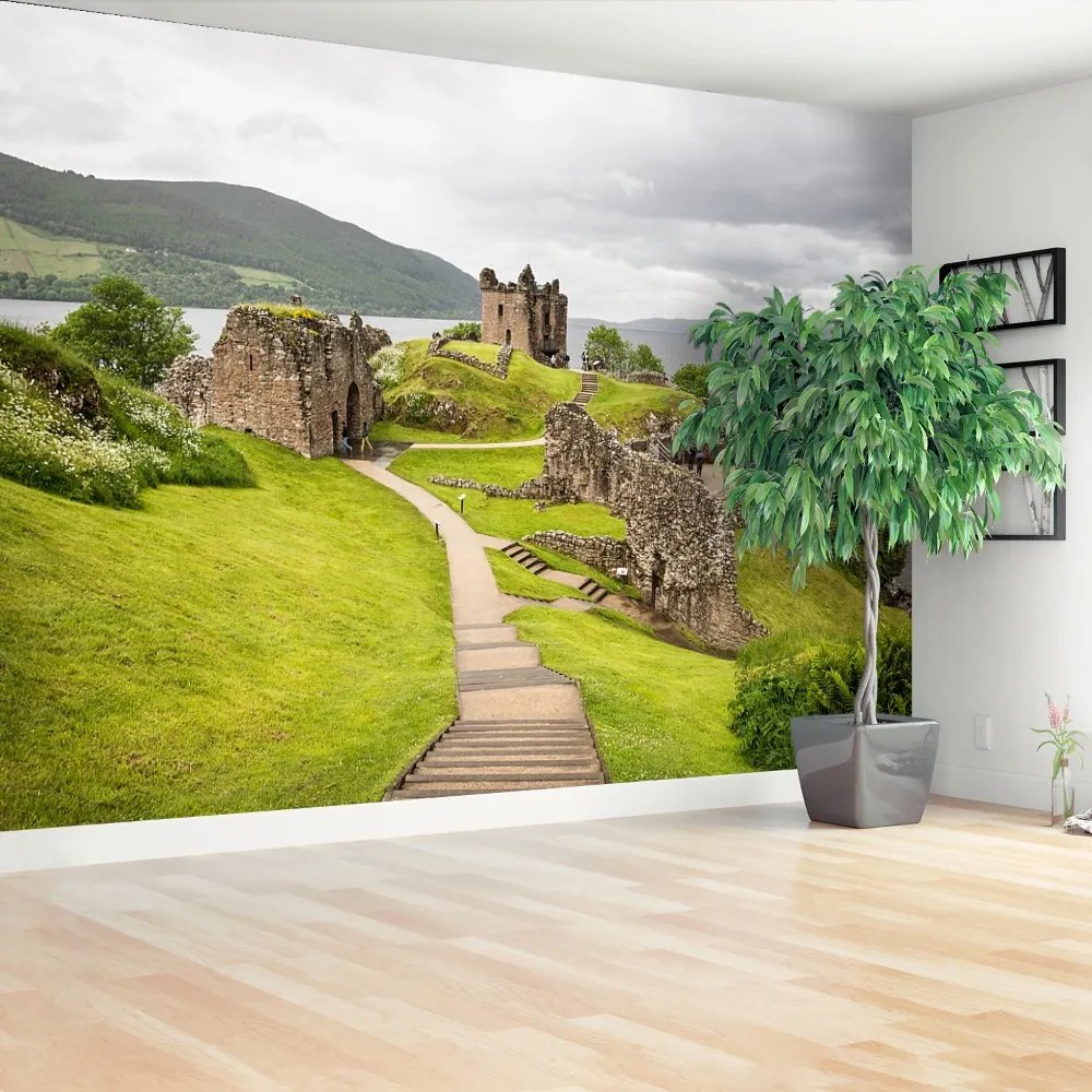 Fototapeta Vliesová Hrad loch ness 152x104 cm