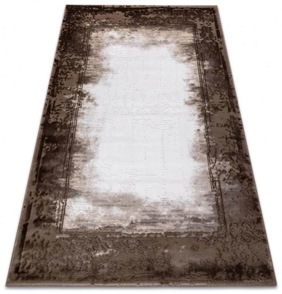 Luxusný kusový koberec akryl Omin hnedý 160x235cm