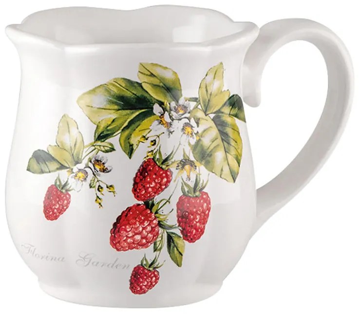 Keramický hrnček FLORINA GARDEN Malina 340 ml