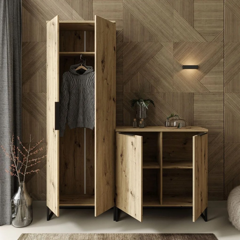 PREDSIEŇOVÁ STENA VALBO 4 DUB ARTISAN