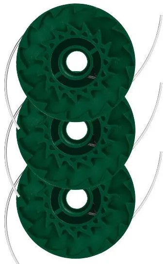 Parkside® Aku strunová kosačka Prta 20-Li C3 – bez akumulátora + Náhradné cievky so strunou PRT 550, Prta 20-Li, 3 kusy (800009455)