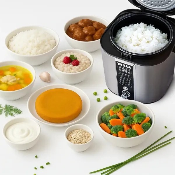 TESLA Electronics MultiCook - Multifunkčný ryžovar 2,1 l 400W/230V