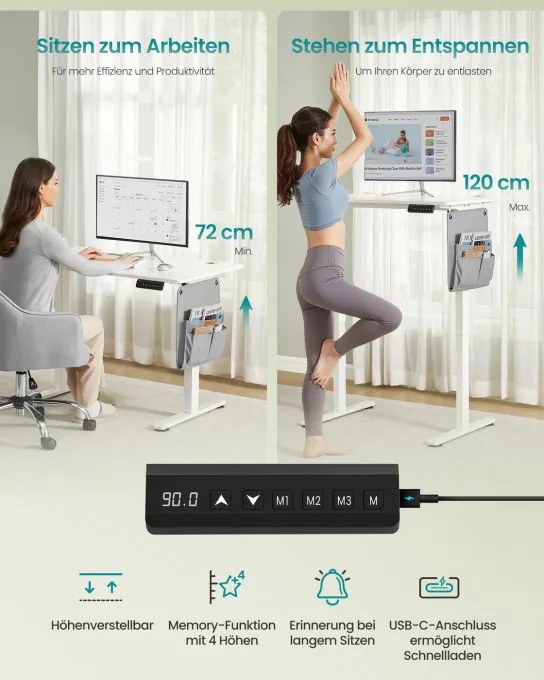 Elektrický pracovný stôl LSD130WZ01