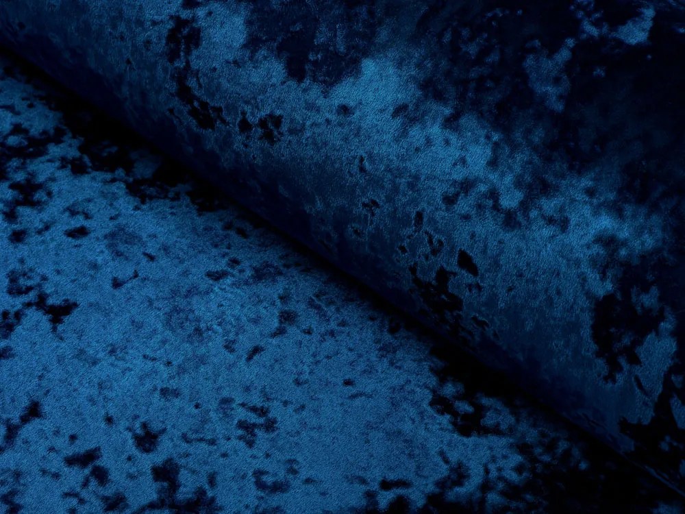 Biante Dekoračné zamatové prestieranie na stôl Diana DI-007 Káľovská modrá 30x40 cm