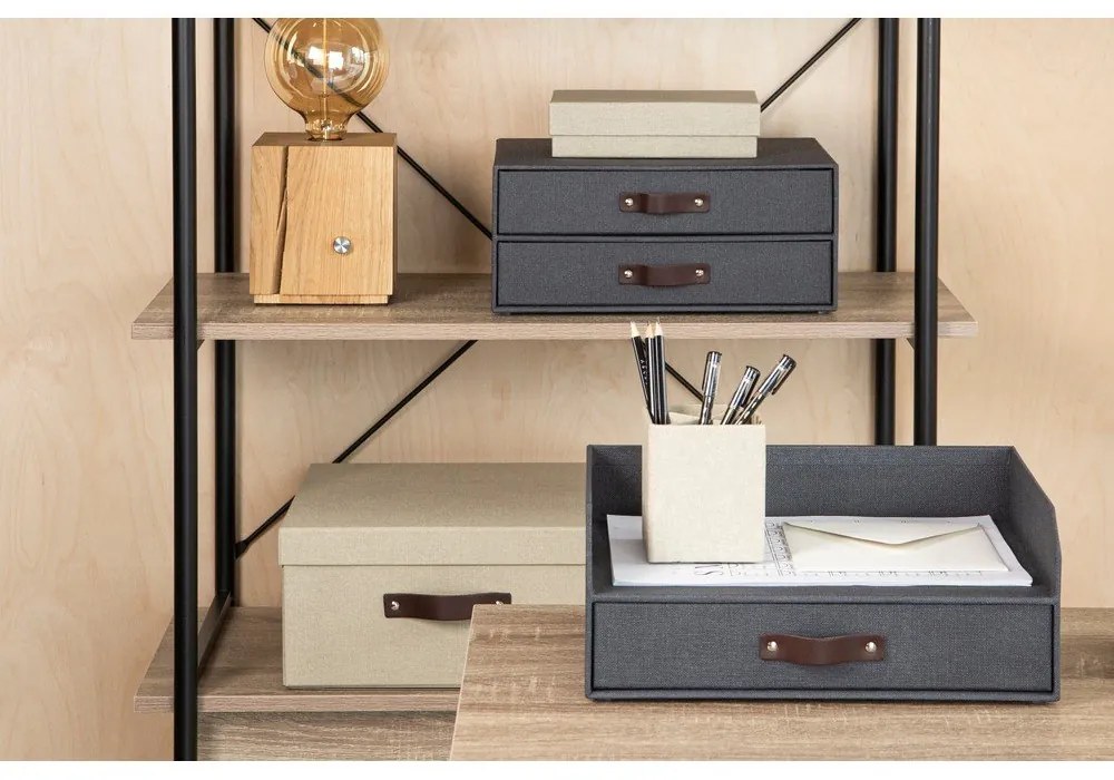 Kartónový organizér na dokumenty so zásuvkou Walter – Bigso Box of Sweden