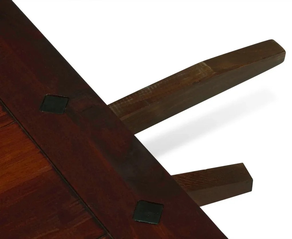 furniture-nabytek.cz - Masívny pripínací tanier Catana z borovice, lakovaný, hnedý – sada 2 ks