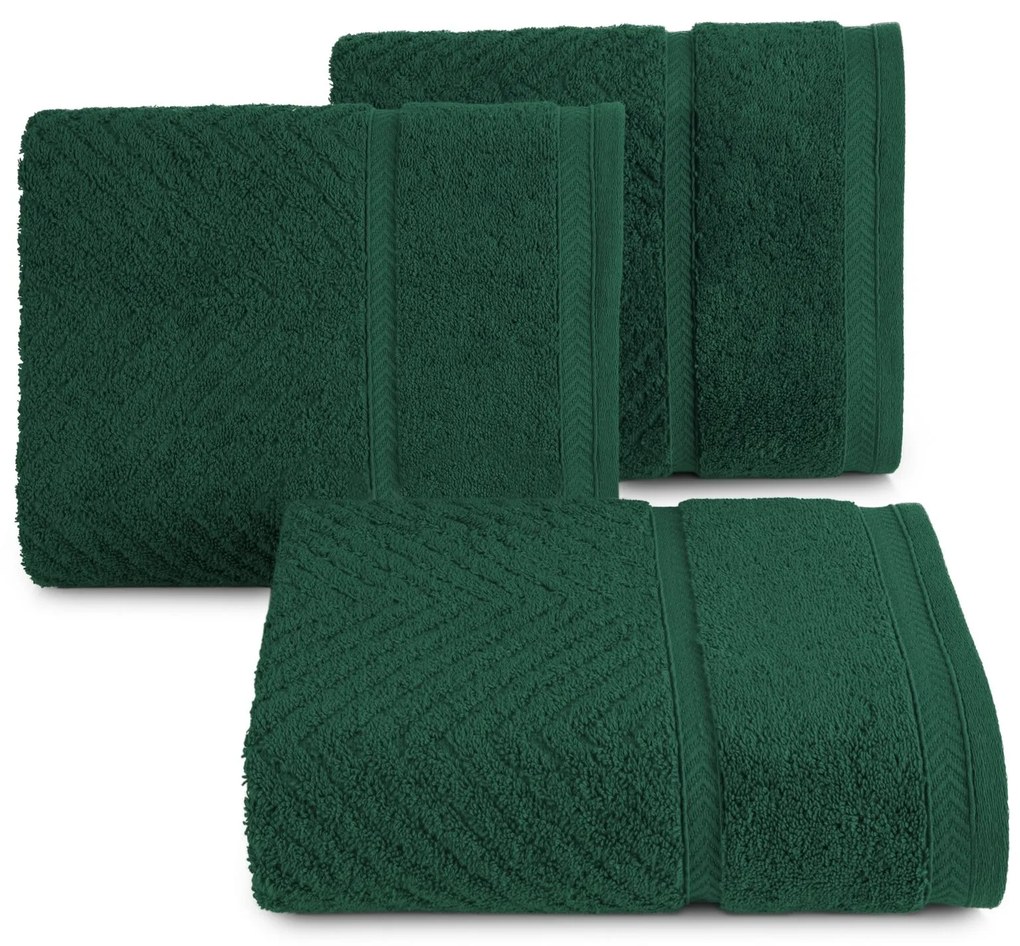 BAVLNENÝ UTERÁK KALIA8 30X50 CM TMAVOZELENÁ