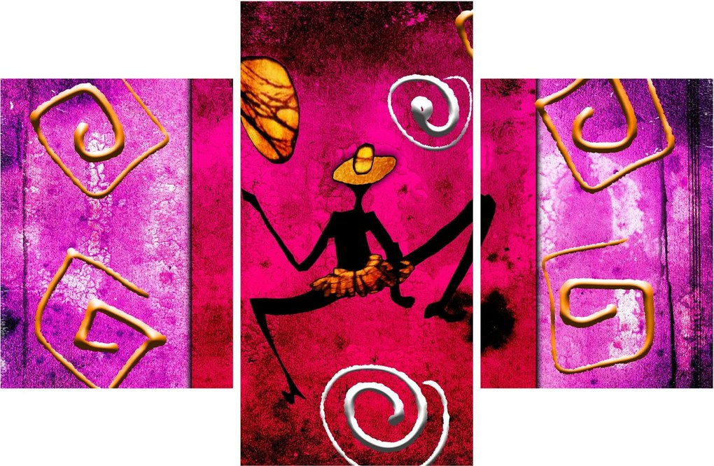 Obraz historickej nástennej maľby (90x60 cm)