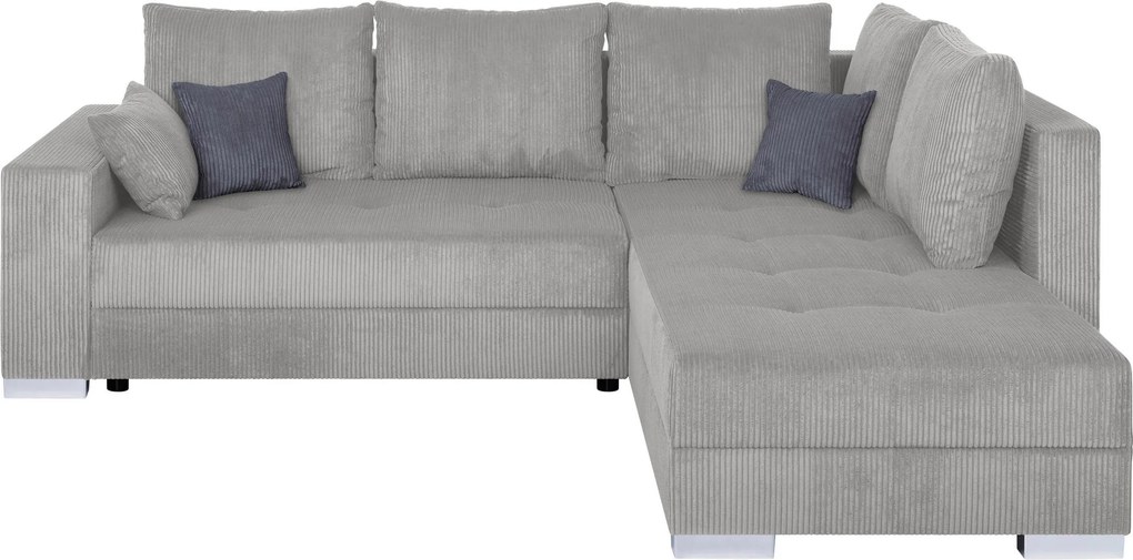 XXXLutz ROHOVÁ SEDAČKA, textil, kompozitné drevo, taupe P & B - Sedačky - 000044001804