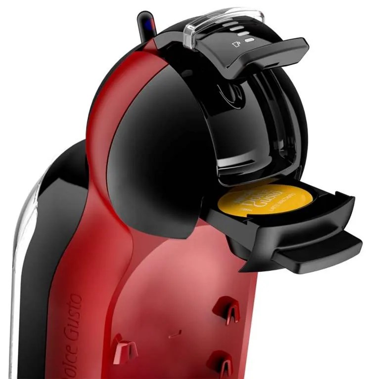 Kapsulový kávovar Krups Nescafé Dolce Gusto Mini Me KP120H Piano Black - Cherry Red (rozbalené)