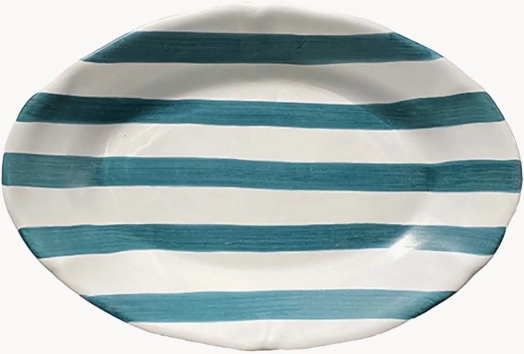 Ručne vyrobený servírovací tanier Rayure