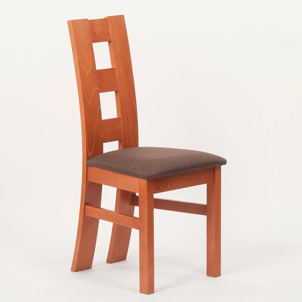 Stima jedálenská stolička VICTOR Vyberte odtieň ->: Čerešňa, Vyberte látku ->: BOSS camel 4