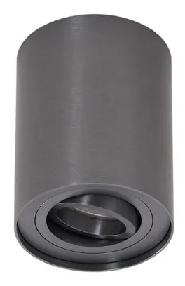 Moderné zapustené bodové svetlo tmavosivé GU10 50 mm výkyvné - Rondoo Up