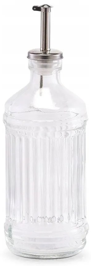 Zeller Present Láhev na olej, ocet, s nálevkou - 500ml, VROUBEK