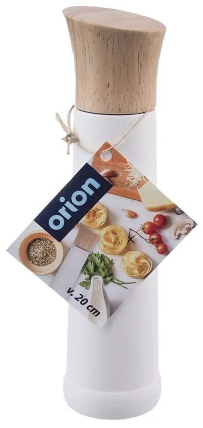 Orion Mechanický mlynček na korenie a soľ Whiteline, 20 cm