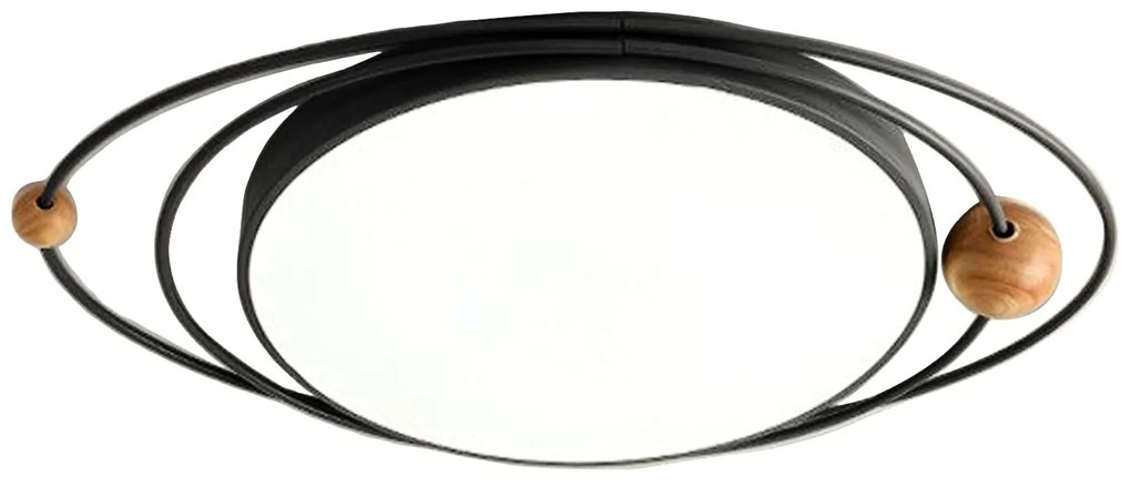 Toolight - Stropná lampa Galaxy Black E27 60W APP868-C, čierna, OSW-06887