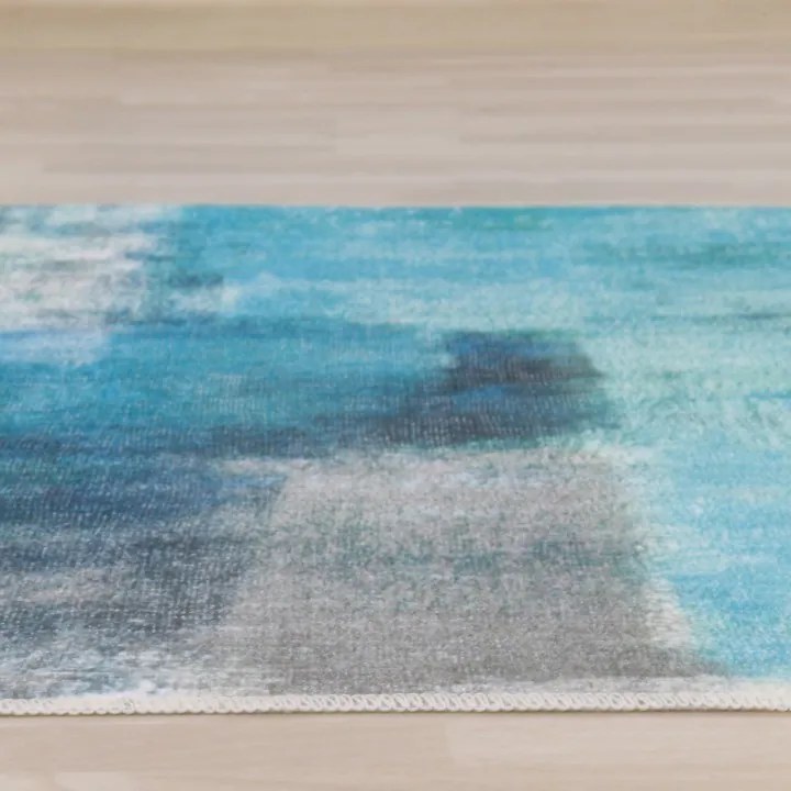 Koberec Esmarina Typ 2 80x150 cm - modrá / sivá