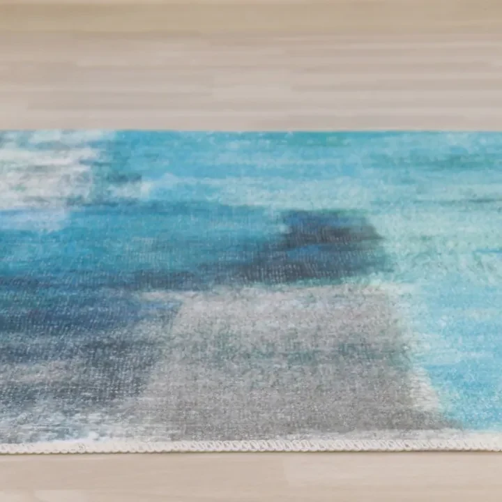 Koberec Esmarina Typ 2 80x150 cm - modrá / sivá