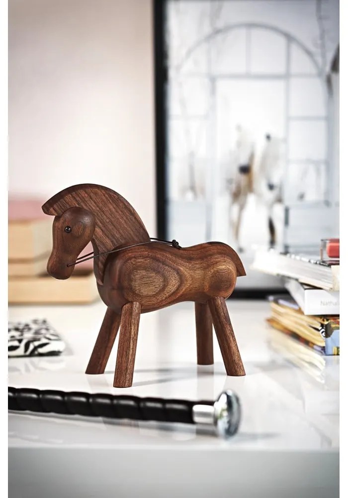 Soška z masívneho orechového dreva Kay Bojesen Denmark Horse