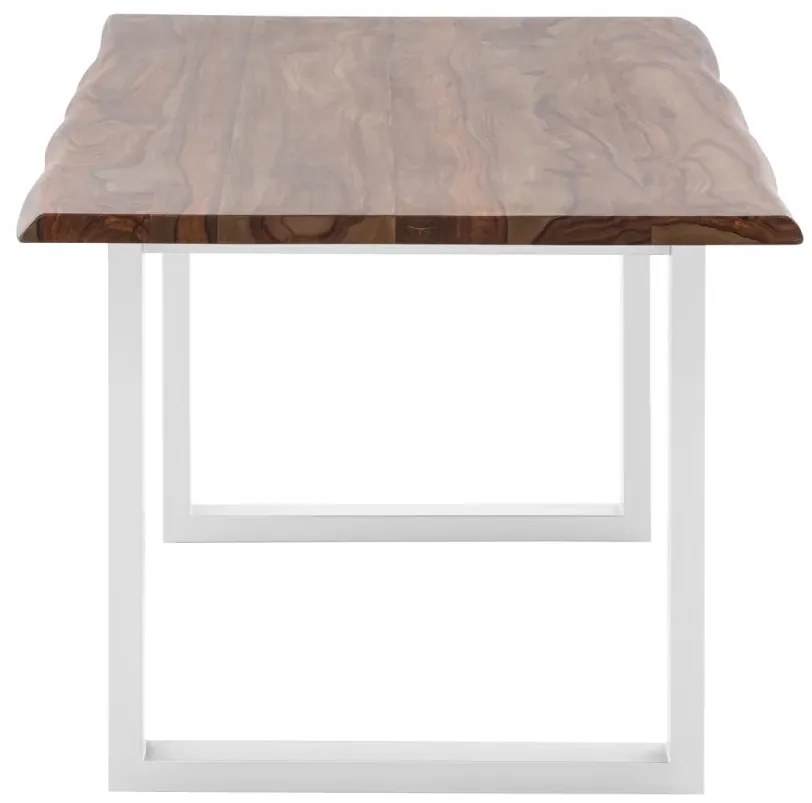 furniture-nabytek.cz - Masivní jídelní stůl Bullwer z palisandru, lakovaný, hnědý – 230×100 cm
