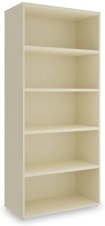 Vysoká skriňa SimpleOffice 80 x 40 x 180 cm, breza