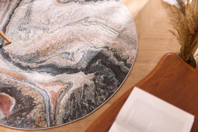 Koberec RAGOLLE Argentum 63618 7270 kruh