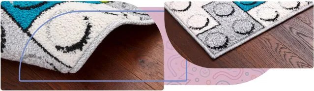 Koberec Agnella Funky Top Super Klocki Amarylis